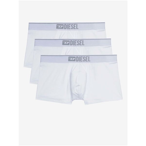 Diesel Set of three men's boxer shorts in white Diesel - Men's