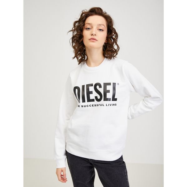 Diesel White Womens Sweatshirt Diesel - Women