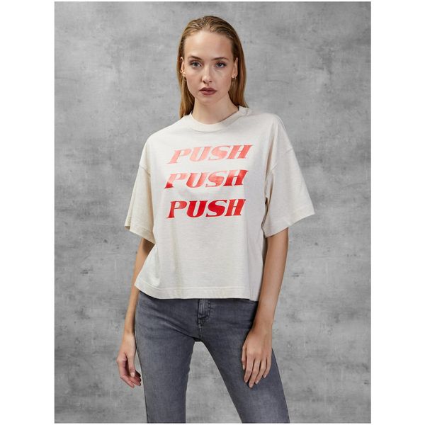 Diesel White Women's T-Shirt Diesel - Women