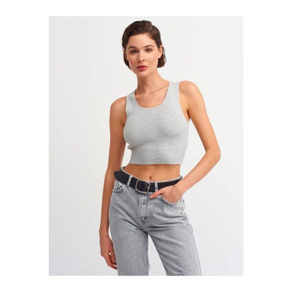 Dilvin Dilvin Crew Neck Knitwear Sweater Bustier