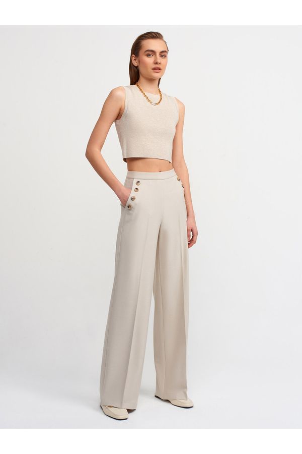 Dilvin Dilvin Pants - Gray - Wide leg