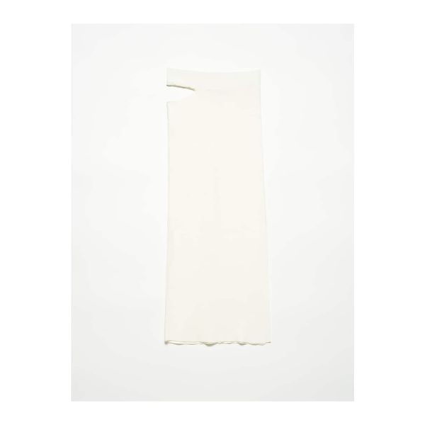 Dilvin Dilvin Women's White Slit Slit Waist Skirt 1138