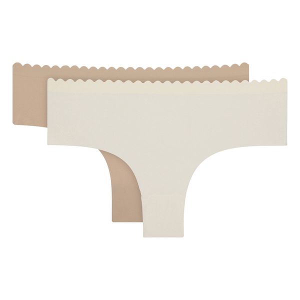 DIM DIM BODY TOUCH COTTON HIPSTER 2x - Women's cotton panties 2 pcs - white - body