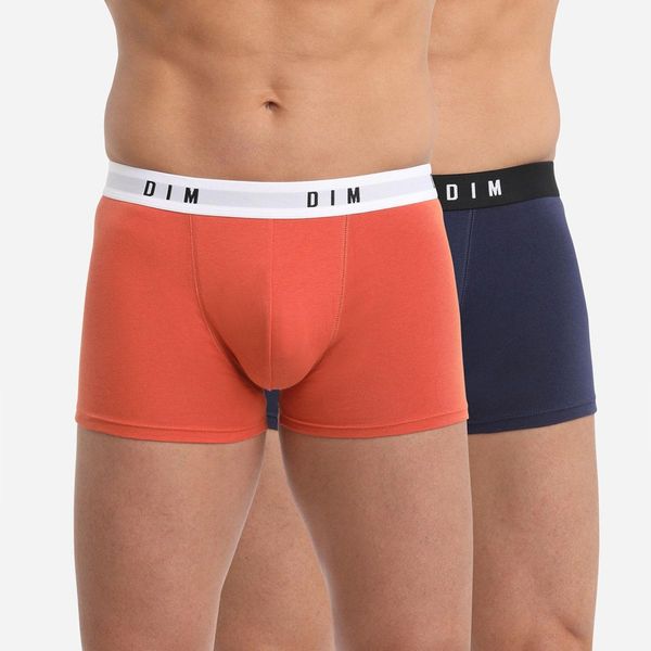 DIM DIM BOXER ORIGINAL 2x - Men's boxers 2 - orange - blue