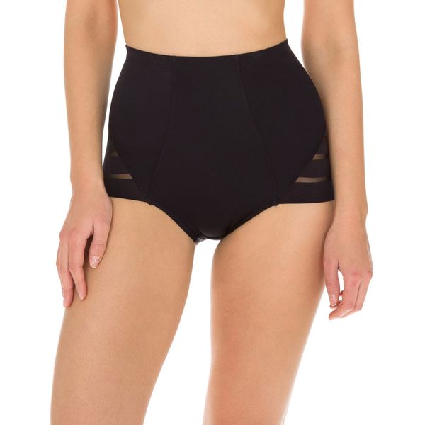 DIM DIM DIAMS CONTROL HIGH WAIST MIDI - Women's high-waisted forming panties - black