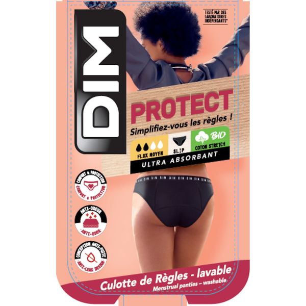 DIM DIM MENSTRUAL SLIP - Menstrual Panties - Black