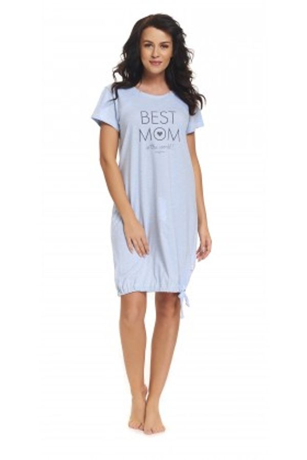 Doctor Nap Doctor Nap Woman's Nightshirt TCB.9081 Blue Grey