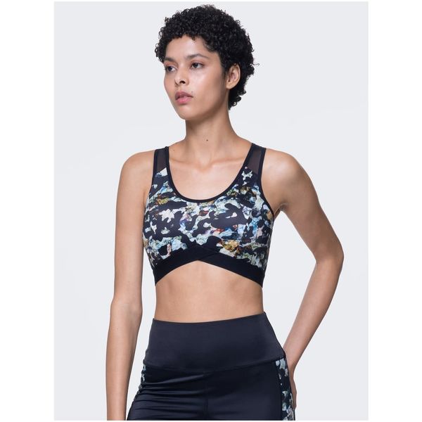 Dorina White-black patterned sports bra DORINA Equador - Women