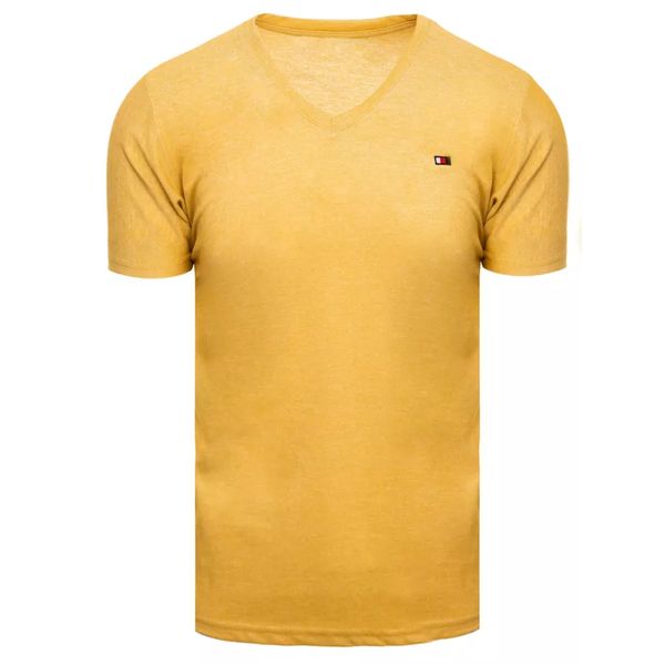 DStreet Basic men's T-shirt mustard Dstreet RX4998