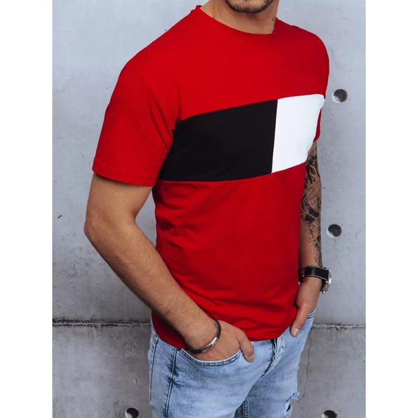 DStreet Basic red men's T-shirt Dstreet RX4847