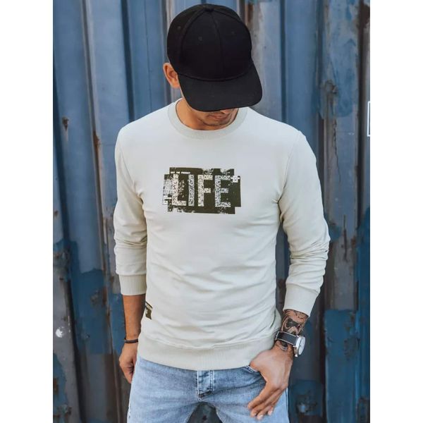 DStreet Beige sweatshirt with print Dstreet BX5361