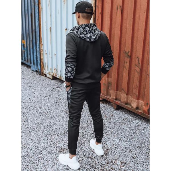 DStreet Black Dstreet AX0604 men's tracksuit