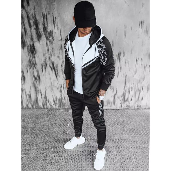 DStreet Black Dstreet AX0612 men's tracksuit