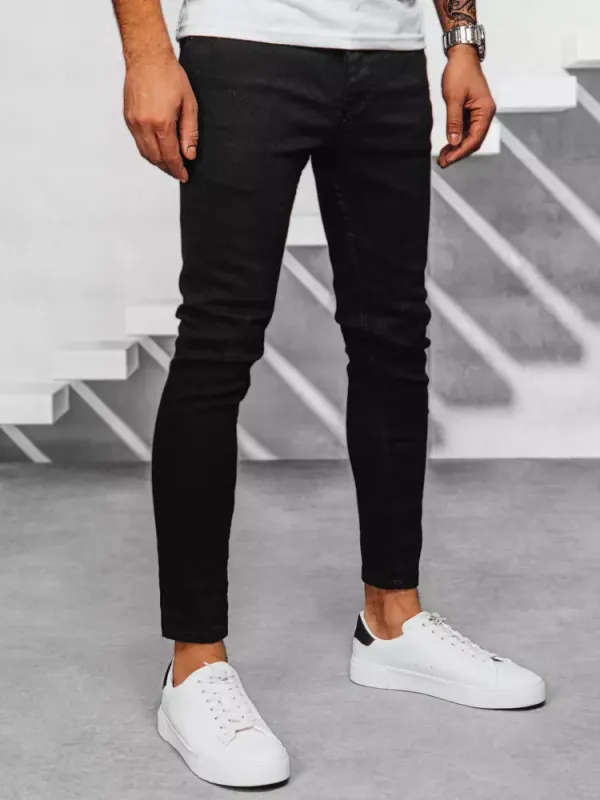 DStreet Black Men's Denim Trousers Dstreet