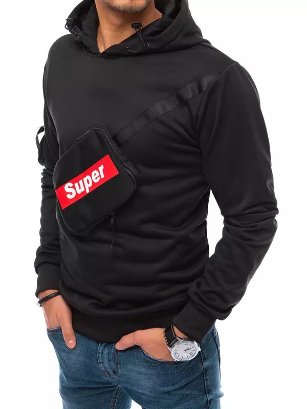 DStreet Black men's sweatshirt Dstreet BX5161