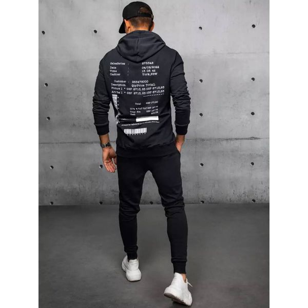 DStreet Black men's tracksuit Dstreet AX0685