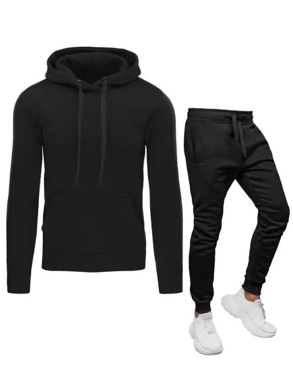 DStreet Black men's tracksuit Dstreet z