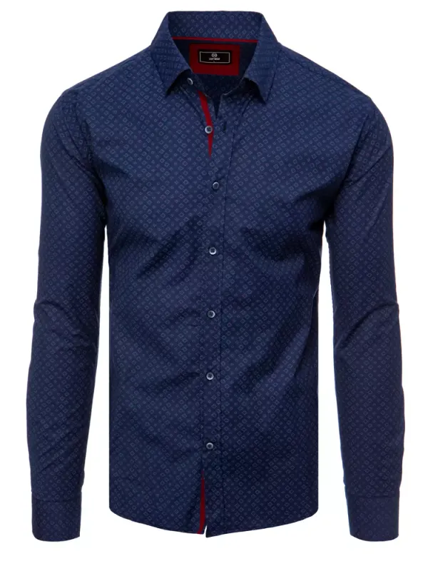 DStreet Dark blue men's shirt Dstreet