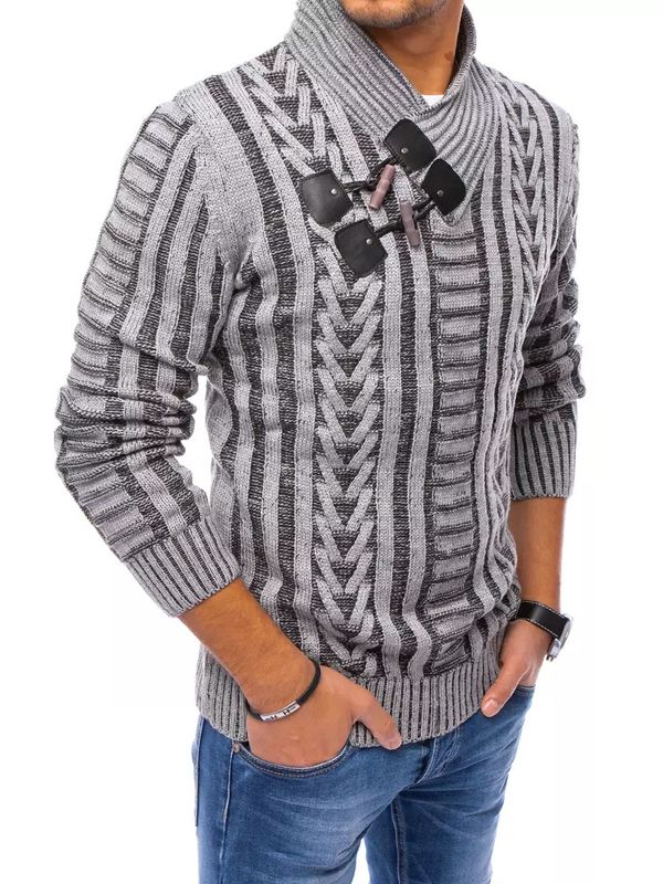 DStreet Dark gray men's sweater Dstreet WX1777