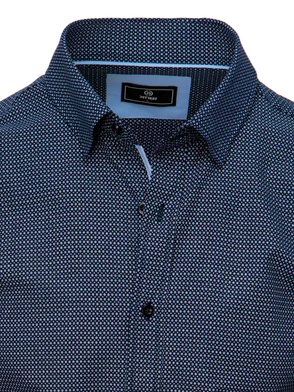 DStreet Dstreet dark blue men's shirt