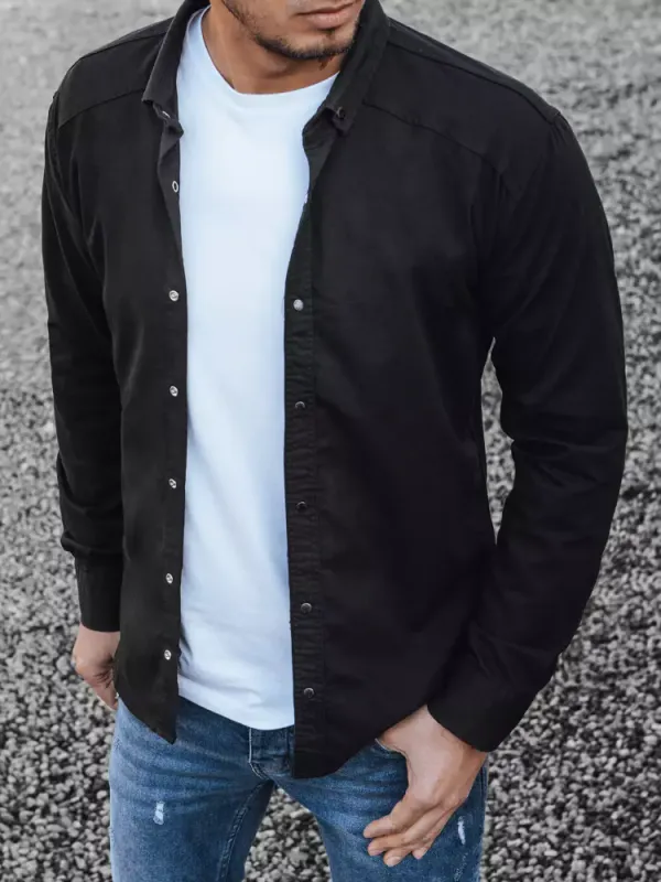 DStreet Dstreet DX2359 men's black shirt