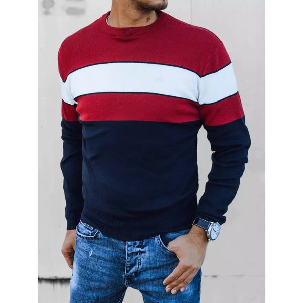 DStreet Dstreet WX2046 men's navy blue sweater