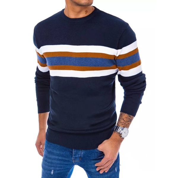 DStreet Dstreet WX2075 men's navy blue sweater