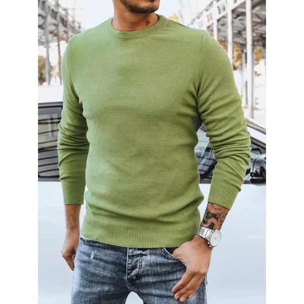 DStreet Green men's classic sweater Dstreet WX1931