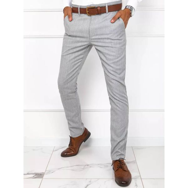 DStreet Light gray men's trousers Dstreet UX3760