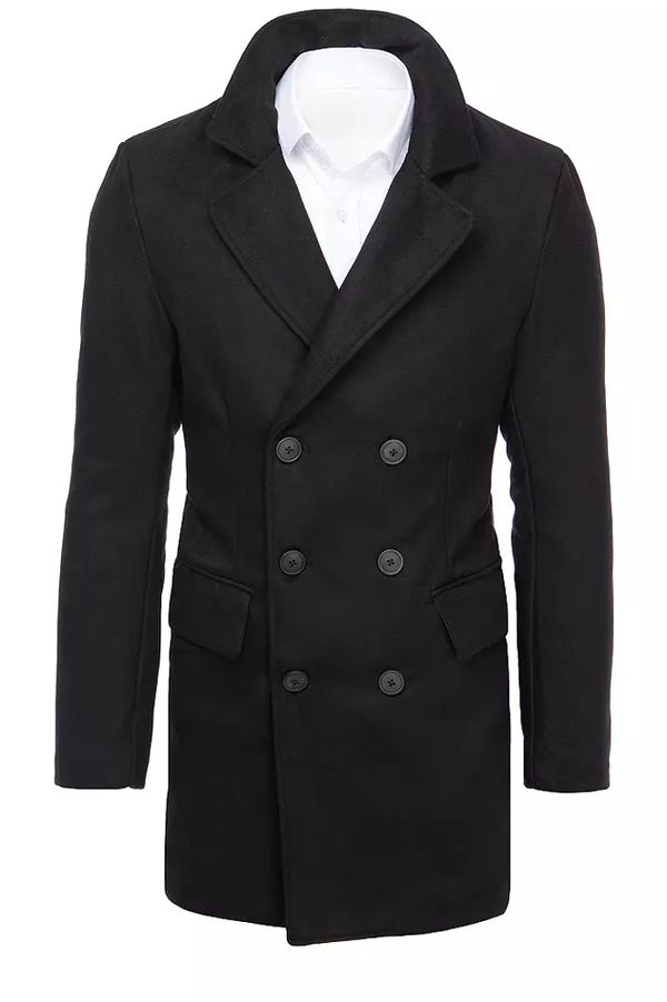 DStreet Men's black coat Dstreet CX0434