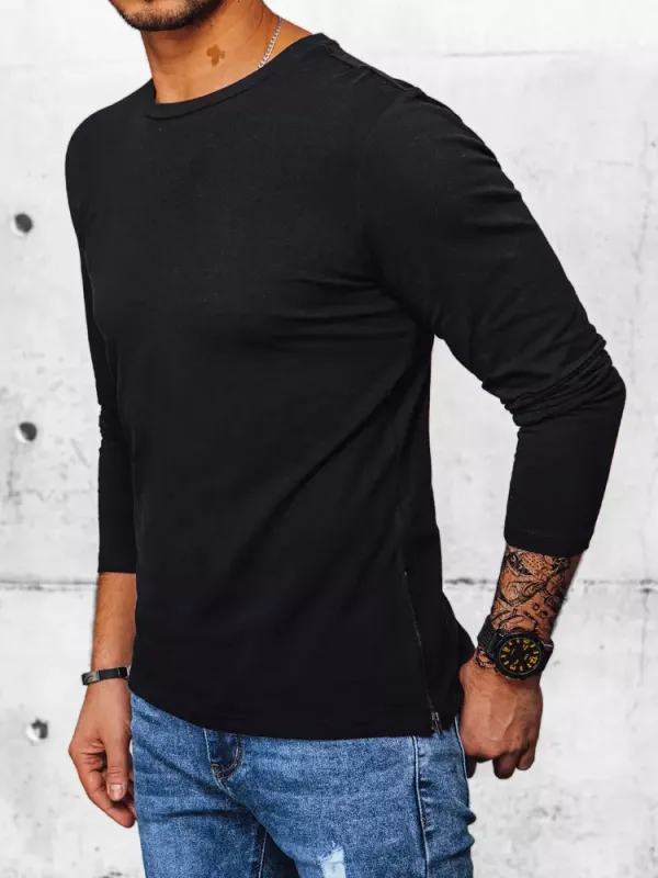 DStreet Men's Black Dstreet Long Sleeve