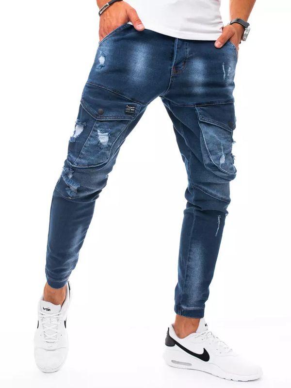 DStreet Men's blue cargo jeans Dstreet UX3270