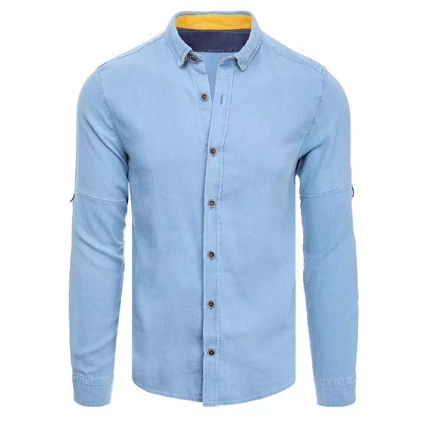 DStreet Men's blue shirt Dstreet DX2250