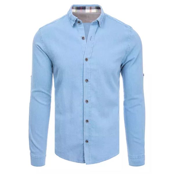 DStreet Men's blue shirt Dstreet DX2268