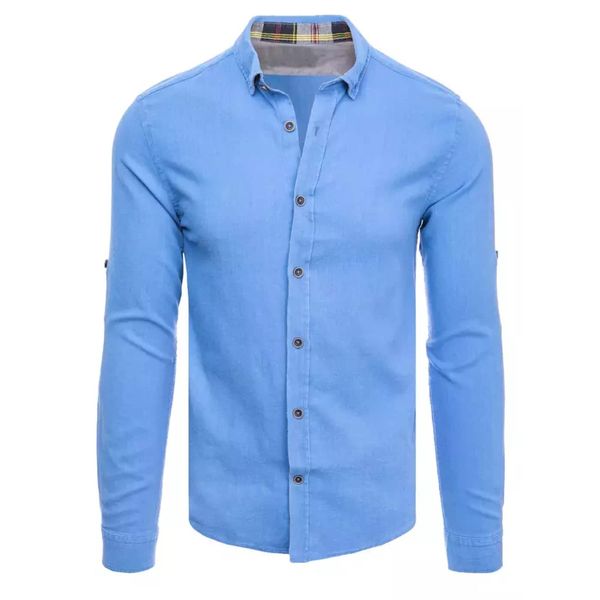 DStreet Men's blue shirt Dstreet DX2269