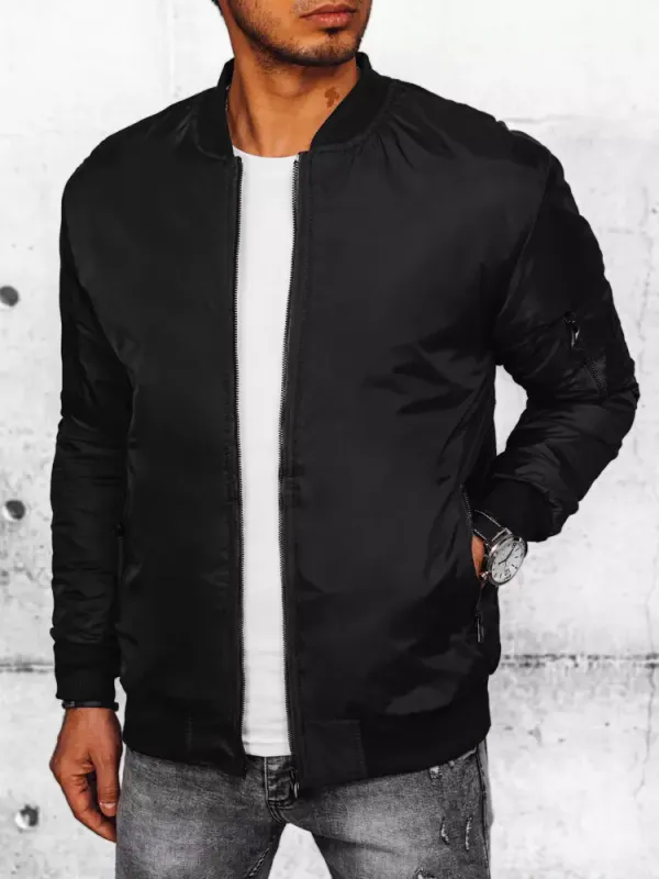 DStreet Men's bomber jacket black Dstreet