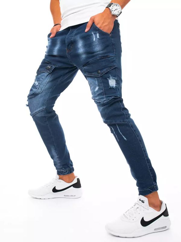 DStreet Men's cargo jeans blue Dstreet UX3271