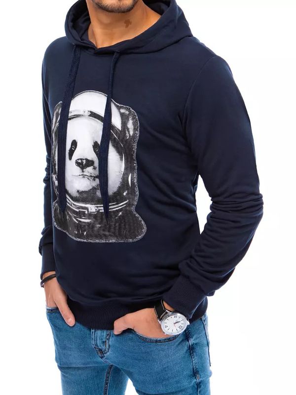 DStreet Men's dark blue sweatshirt Dstreet BX5131