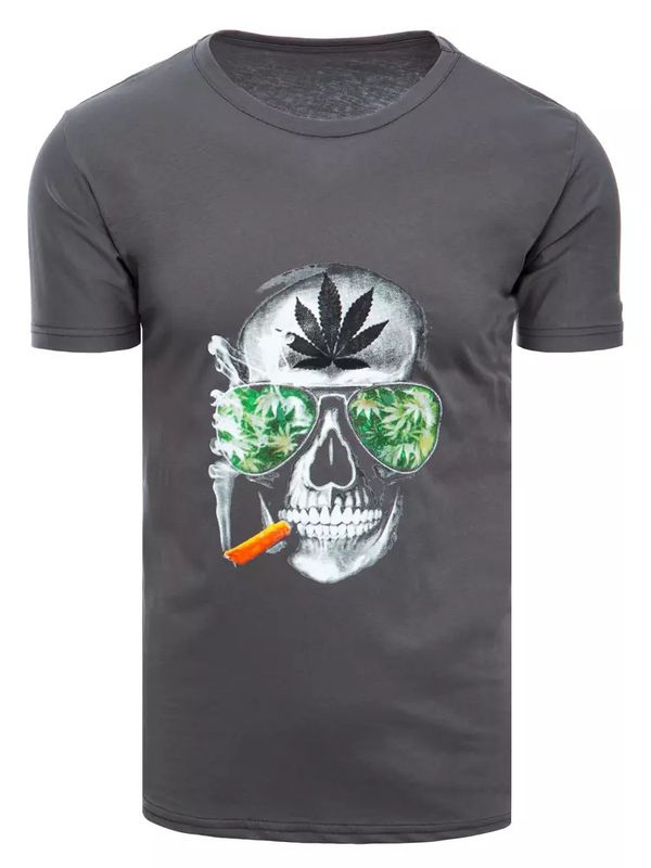 DStreet Men's graphite T-shirt Dstreet