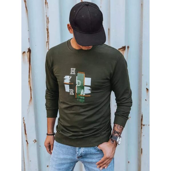 DStreet Men's khaki sweatshirt Dstreet BX5351