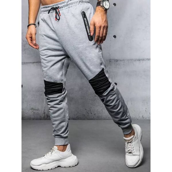 DStreet Men's light gray sweatpants Dstreet UX3867