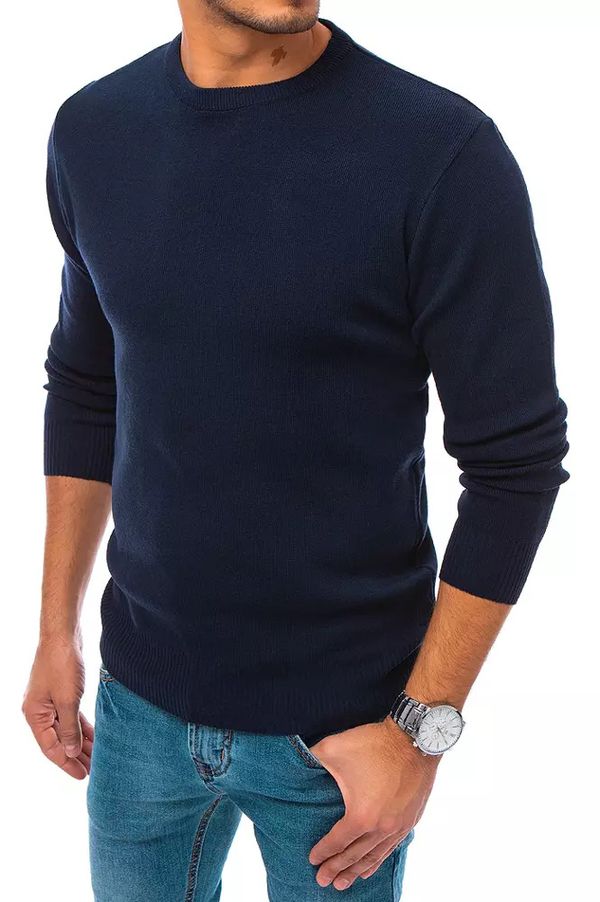 DStreet Men's navy blue sweater Dstreet WX1709