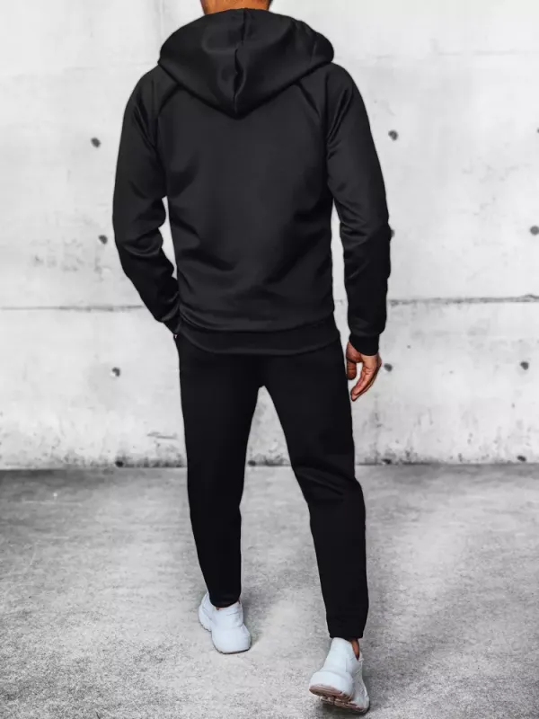 DStreet Men's plain black tracksuit Dstreet