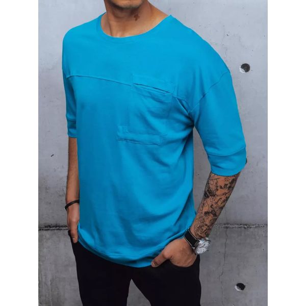 DStreet Men's T-shirt cornflower blue Dstreet RX4635z