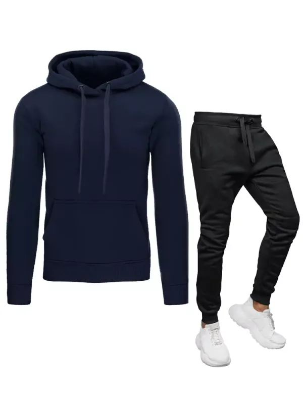 DStreet Men's tracksuit dark blue and black Dstreet z