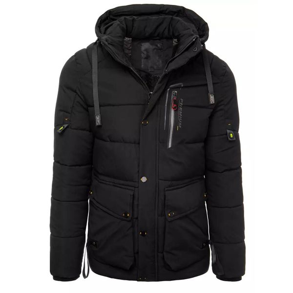 DStreet Men's winter jacket black Dstreet TX4325