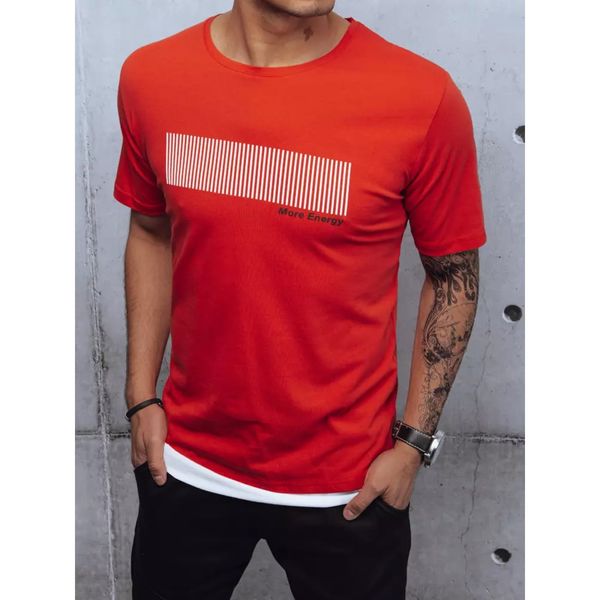 DStreet Red Dstreet RX4651z men's T-shirt with print