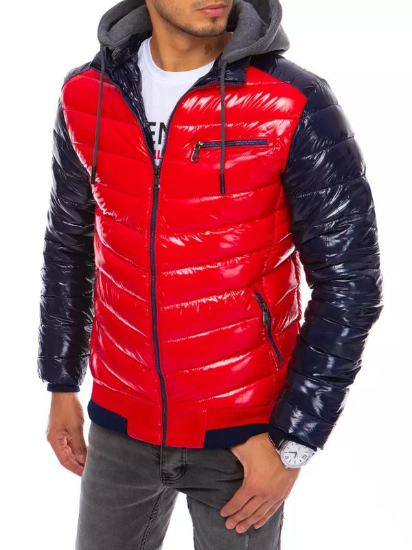 DStreet Red men's winter jacket Dstreet TX3847