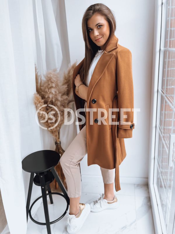 DStreet Women's coat MOLI camel Dstreet