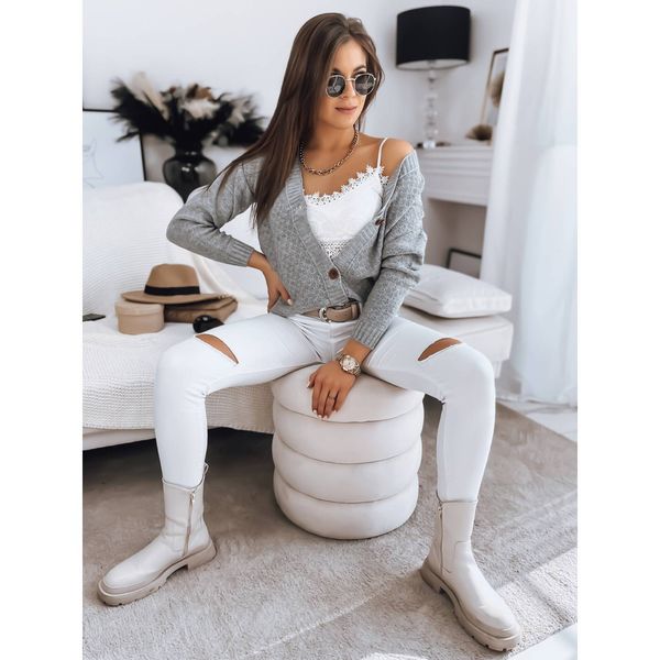 DStreet Women's sweater MIRIAM light gray Dstreet MY1695